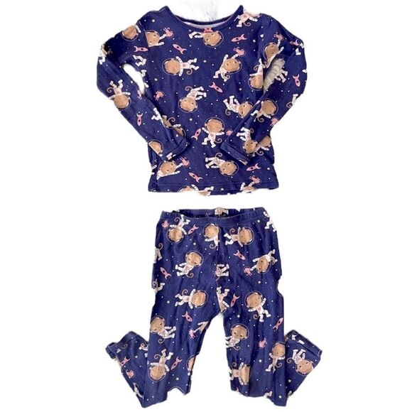 Carters Monkey Astronaut Pajamas - Picture 3 of 8
